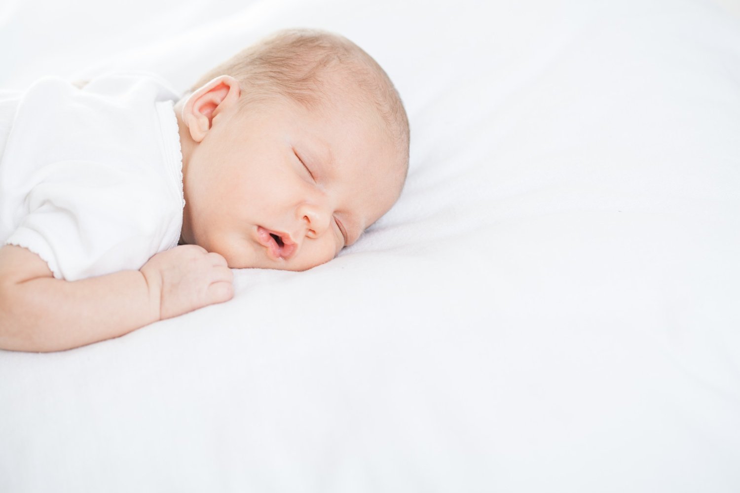 newborn-baby-one-month-age-white Newborn baby one month of age