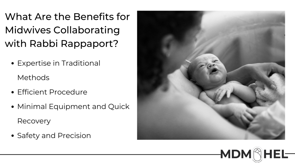 Benefits of midwives collaborating with Rabbi Rappaport