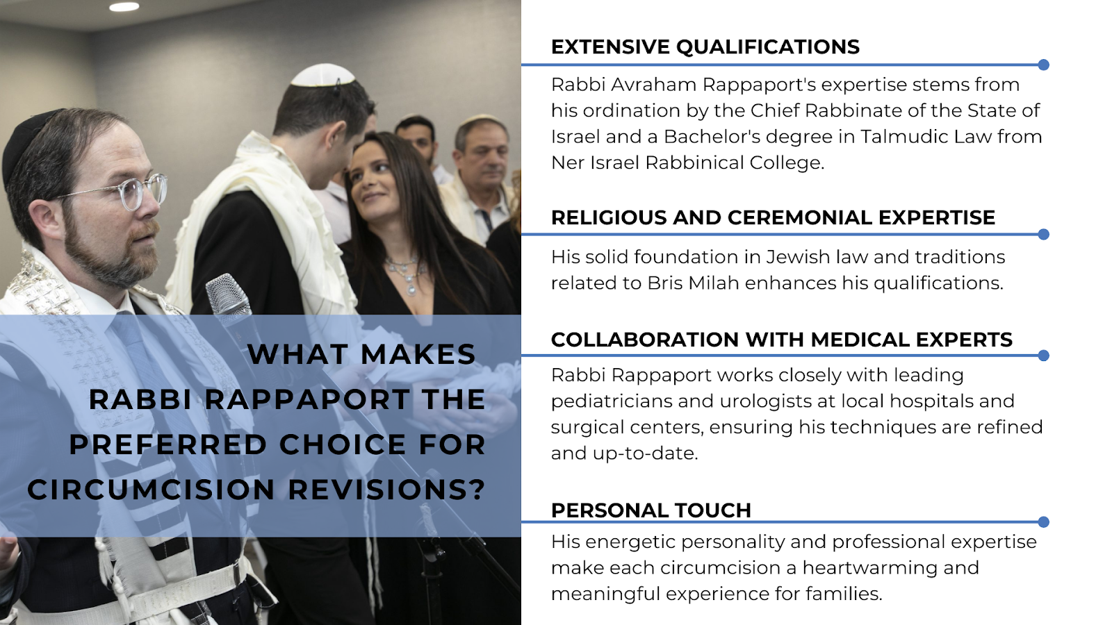 What Makes Rabbi Rappaport the Preferred Choice for Circumcision Revisions