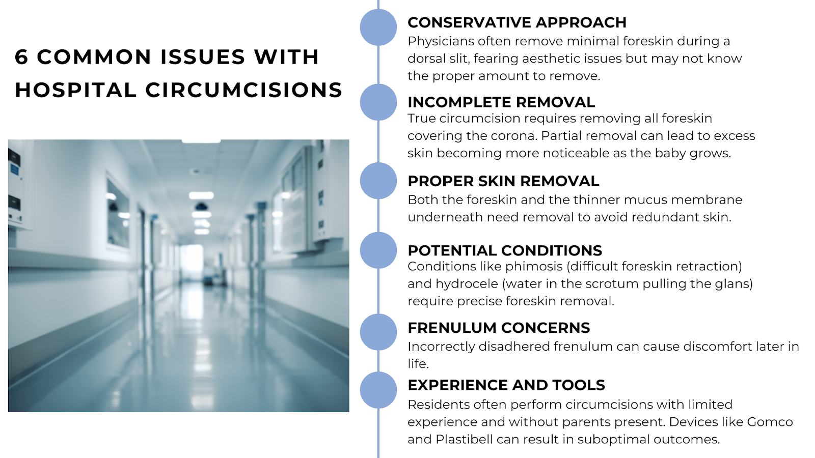 6 Common Issues with Hospital Circumcisions